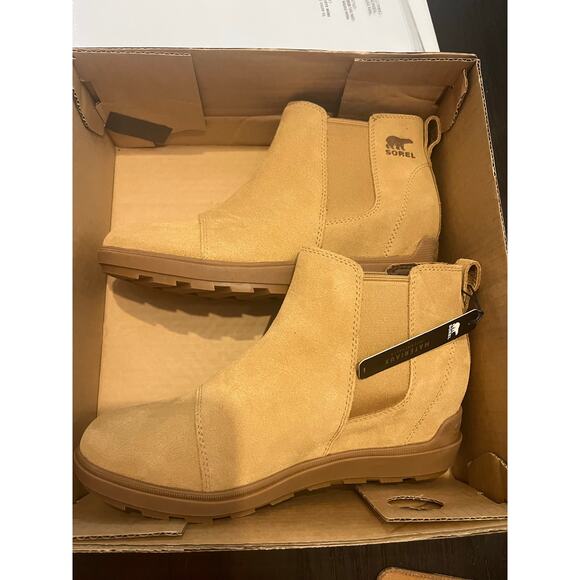 NEW (Other) SOREL EVIE II Chelsea Wedge Boot Women's Size 8 (Retail $140) - Picture 7 of 9